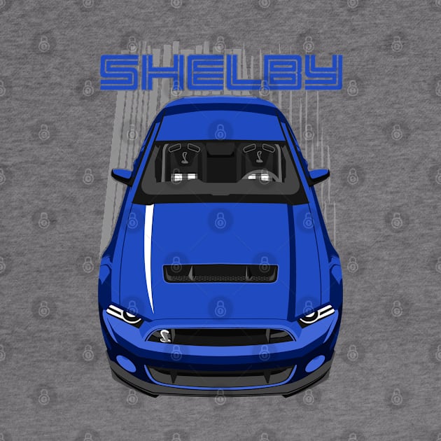 Shelby GT500 S197 - Blue by V8social